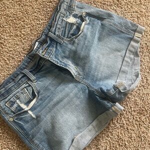 Old Navy Blue Boyfriend Jean shorts